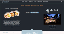 Desktop Screenshot of offthehooksushi.com